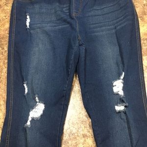Jvini Distressed Skinny Jeans Size 3XL